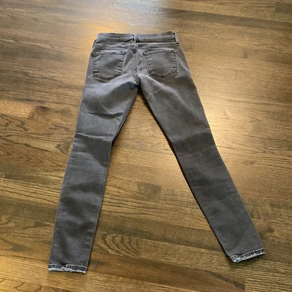 Frame Black Distressed Jeans Denim 24 EUC Rexford - Picture 8 of 8